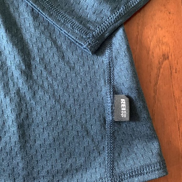 REI Co-op Lightweight Base Layer Long-Sleeve Teal Crew Top - Women's Size xs NEW - Picture 8 of 8
